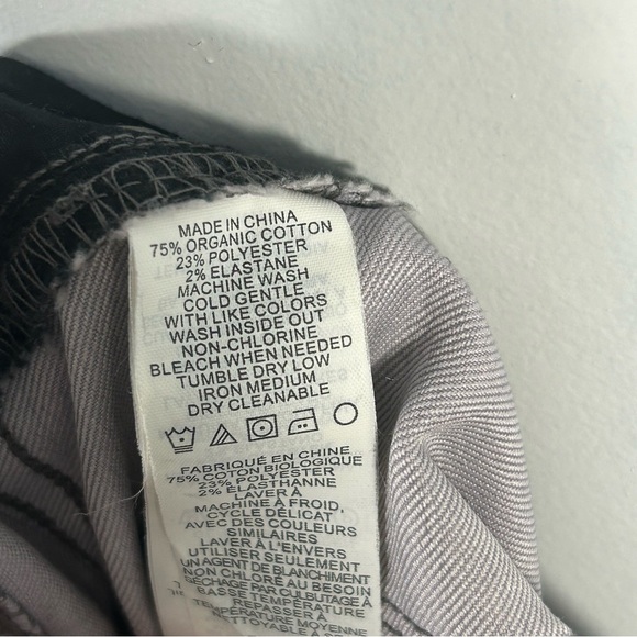 Prana Organic Cotton Blend Pocket Stretch Trouser Pant Grey Pattern Women’s Sz 8 - Picture 13 of 13